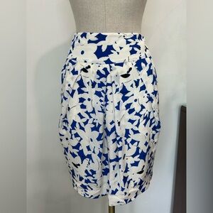 ANTHROPOLOGIE - Odille Silk Floral Mini Skirt Size 0